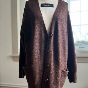 Wilfred, oversized brown cardigan (2)